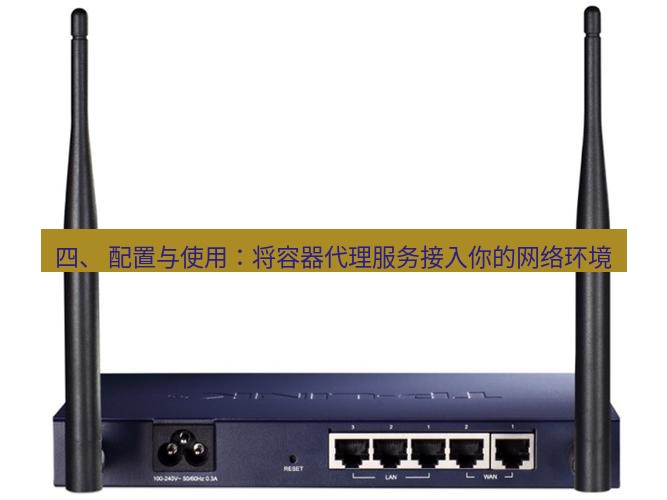 快连VPN 四、 配置与使用：将容器代理服务接入你的网络环境