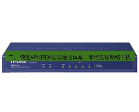 快连VPN 二、 快连VPN的多层次检测体系：如何发现网络干扰